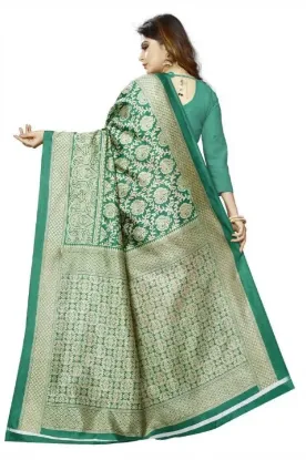Show details for Printed Bollywood Art Silk Saree (Light Green) Picture of Printed Bollywood Art Silk Saree (Light Green)