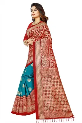 Show details for Printed Daily Wear Art Silk Saree (Maroon) Picture of Printed Daily Wear Art Silk Saree (Maroon)