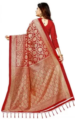 Show details for Printed Daily Wear Art Silk Saree (Maroon) Picture of Printed Daily Wear Art Silk Saree (Maroon)