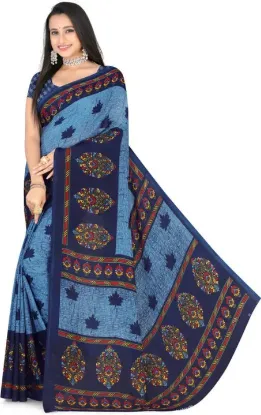 Show details for Printed Daily Wear Georgette Saree (Dark Blue, Light Blue) Picture of Printed Daily Wear Georgette Saree (Dark Blue, Light Blue)