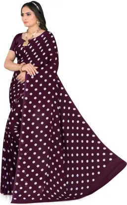 Show details for Printed Daily Wear Georgette Saree (Purple) Picture of Printed Daily Wear Georgette Saree (Purple)