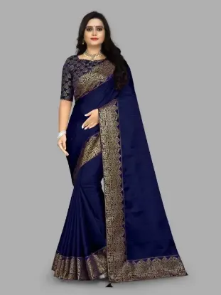 Show details for Embroidered Bollywood Georgette Saree (Blue) Picture of Embroidered Bollywood Georgette Saree (Blue)