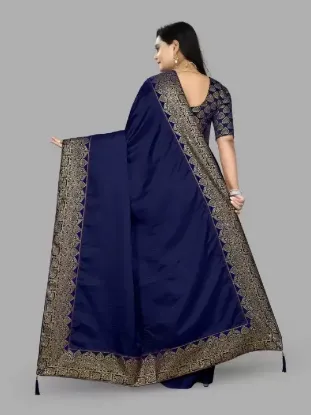 Show details for Embroidered Bollywood Georgette Saree (Blue) Picture of Embroidered Bollywood Georgette Saree (Blue)