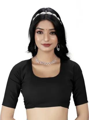 Show details for Floral Print Daily Wear Georgette Saree (Black) Picture of Floral Print Daily Wear Georgette Saree (Black)