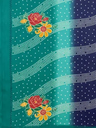 Show details for Floral Print, Printed Daily Wear Georgette Saree (Dark Green) Picture of Floral Print, Printed Daily Wear Georgette Saree (Dark Green)