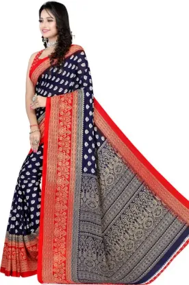 Show details for Printed Daily Wear Georgette Saree (Dark Blue, Red) Picture of Printed Daily Wear Georgette Saree (Dark Blue, Red)