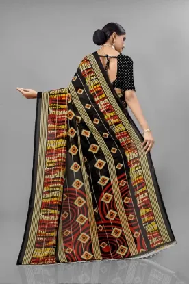 Show details for Printed Daily Wear Georgette Saree (Multicolor) Picture of Printed Daily Wear Georgette Saree (Multicolor)