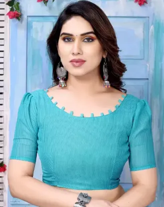 Show details for Floral Print, Geometric Print, Printed Daily Wear Georgette Saree (Blue, White) Picture of Floral Print, Geometric Print, Printed Daily Wear Georgette Saree (Blue, White)