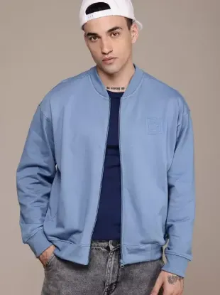 Picture of Men Full Sleeve Solid Sweatshirt