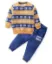 Show details for 100% Cotton Knit Full Sleeves Snowflakes Printed Sweatshirt with Lounge Pant Set - Multicolour Picture of 100% Cotton Knit Full Sleeves Snowflakes Printed Sweatshirt with Lounge Pant Set - Multicolour