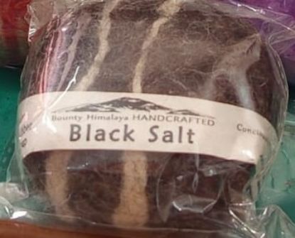 Show details for Black Salt Soap Picture of Black Salt Soap