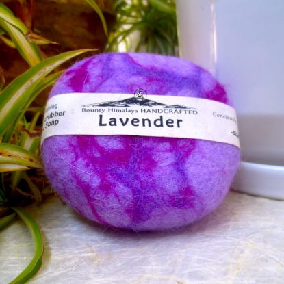 Show details for Bounty Himalayan Felted Lavender Soap Picture of Bounty Himalayan Felted Lavender Soap
