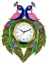 Show details for Peacock Design Wooden Wall Clock for Home Living Room, Hall, Office (Multicolor Picture of Peacock Design Wooden Wall Clock for Home Living Room, Hall, Office (Multicolor
