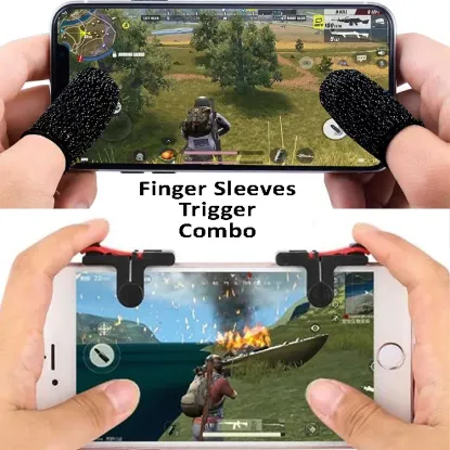 Show details for Pubg Finger Sleeves Free Fire Trigger Shooter Combo Picture of Pubg Finger Sleeves Free Fire Trigger Shooter Combo