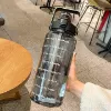 Picture of 1500Ml Pastel Motivational Water Bottle With Time Marker & Straw-BPA Free