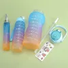 Picture of 3 In 1 Water Bottle With Motivational Quotes (Color Many More)
