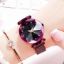 Picture of Trendy Magnetic Fashionable Luxury Stainless Steel Watch For Women - Purple