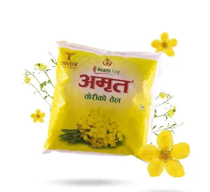 Show details for Amrit Mustard Oil 10 Lts (10 Pouch) Picture of Amrit Mustard Oil 10 Lts (10 Pouch)
