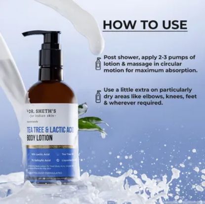 Show details for Dr. Sheth’s Tea Tree & Lactic Acid Body Lotion 200ml Picture of Dr. Sheth’s Tea Tree & Lactic Acid Body Lotion 200ml