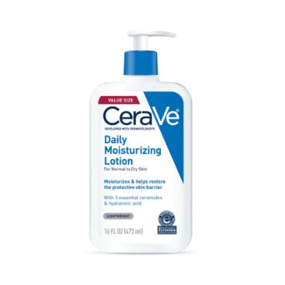 Show details for CeraVe Daily Moisturizing Lotion for Dry Skin | Body Lotion & Facial Moisturizer with Hyaluronic Acid and Ceramides 473ml Picture of CeraVe Daily Moisturizing Lotion for Dry Skin | Body Lotion & Facial Moisturizer with Hyaluronic Acid and Ceramides 473ml