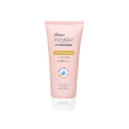 Show details for Sunplay Skin Aqua UV Body Lotion SPF 50+ PA++++ 150gm Picture of Sunplay Skin Aqua UV Body Lotion SPF 50+ PA++++ 150gm
