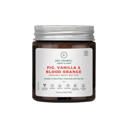 Show details for Juicy Chemistry Body Butter For Dry Skin With Fig, Vanilla & Blood Orange 75gm Picture of Juicy Chemistry Body Butter For Dry Skin With Fig, Vanilla & Blood Orange 75gm