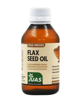 Show details for Juas Cold Pressed Flax Seed Oil 120ml Picture of Juas Cold Pressed Flax Seed Oil 120ml