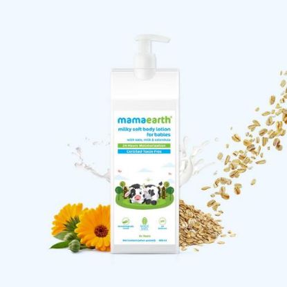 Show details for Mamaearth Milky Soft Body Lotion For Babies 400ml Picture of Mamaearth Milky Soft Body Lotion For Babies 400ml